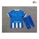 Camisa Titular Infantil Deportivo de La Coruña 2026/2027 Azul/Branco com Patch da La Liga