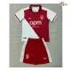 Camisa Titular Infantil Monaco 2026/2027 Vermelho/Branco