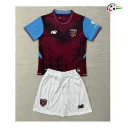 Camisa Titular Infantil West Ham United 2026/2027 Vermelho Escuro