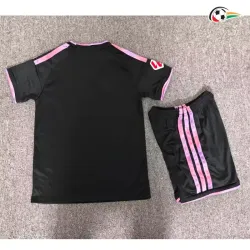 Camisa Alternativa Infantil Sevilla FC 2026/2027 Preto com Patch da La Liga