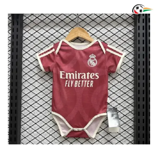 Camisa Alternativa Real Madrid 2026/2027 Rosa Baby