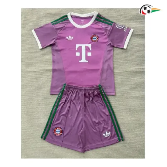 Camisa de Goleiro Reserva Infantil Bayern Múnich 2026/2027 Roxo