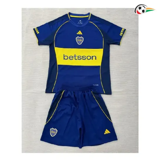 Camisa Infantil Boca Juniors 25 Edição De Aniversário 2026/2027 Azul