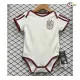 Camisa Reserva España Copa do Mundo 2026 Branco Baby Duas Estrelas