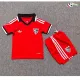 Camisa Reserva Infantil Sevilla FC 2026/2027 Vermelho com Patch da La Liga