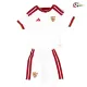 Camisa Titular Infantil Sevilla FC 2026/2027 Branco com Patch da La Liga