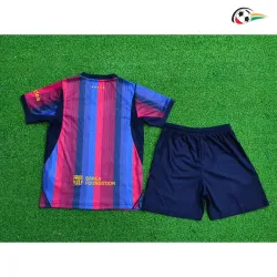 Camisa Titular Infantil Versão Jogador Barcelona 2026/2027 Azul/Rojo
