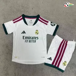 Camisa Titular Infantil Versão Jogador Real Madrid 2026/2027 Branco