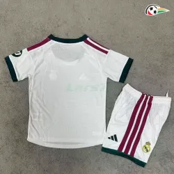 Camisa Titular Infantil Versão Jogador Real Madrid 2026/2027 Branco