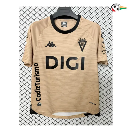 Camisa Alternativa Cadiz 2026/2027 Marrom com Patch da La Liga