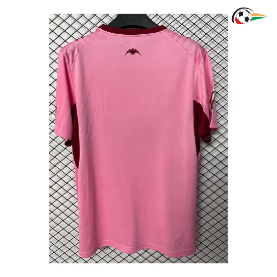 Camisa Alternativa Valencia 2026/2027 Rosa com Patch da La Liga