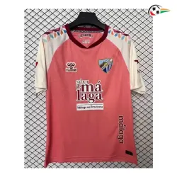 Camisa Reserva Málaga CF 2026/2027 Rosa com Patch da La Liga