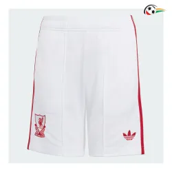 Shorts de Futebol Reserva Liverpool 2026/2027 Branco