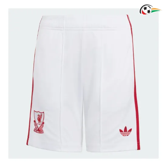 Shorts de Futebol Reserva Liverpool 2026/2027 Branco