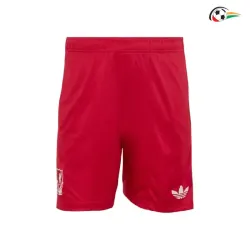 Shorts de Futebol Reserva Liverpool 2026/2027 Vermelho