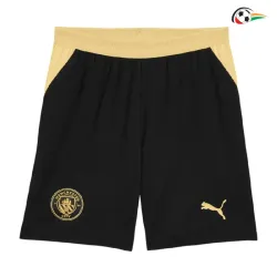 Shorts de Futebol Reserva Manchester City 2026/2027 Preto