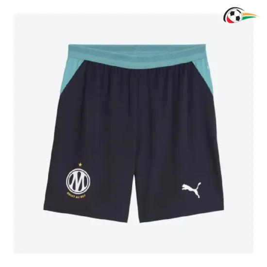 Shorts de Futebol Reserva Olympique Marsella 2026/2027 Azul Marinho
