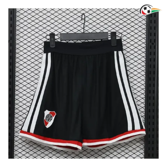 Shorts de Futebol Titular Versão Jogador Plate River 2026/2027 Preto