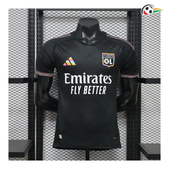 Camisa Alternativa Versão Jogador Olympique De Lyon 2026/2027 Preto