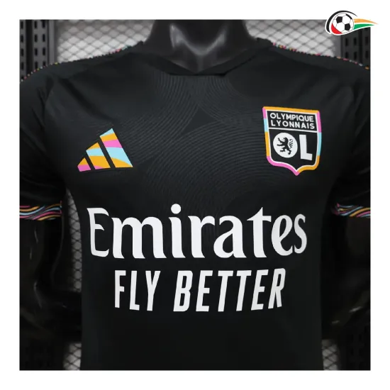 Camisa Alternativa Versão Jogador Olympique De Lyon 2026/2027 Preto