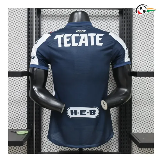 Camisa Titular Versão Jogador Monterrey 2026/2027 Azul Marinho/Branco