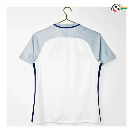 Camisa Retrô Titular Inglaterra 2016 Branco