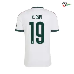 Camisa Titular C. ESPÍ 19 Real Madrid 2026/2027 Branco com Patch HP