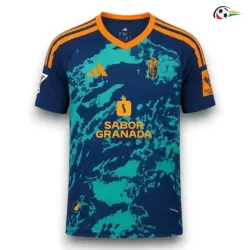 Camisa Reserva Granada 2026/2027 Azul/Verde com Patch da La Liga