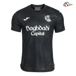 Camisa Reserva Real Sociedad 2026/2027 Preto com Patch da La Liga