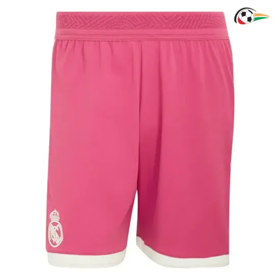 Shorts de Futebol Alternativa Real Madrid 2026/2027 Rosa