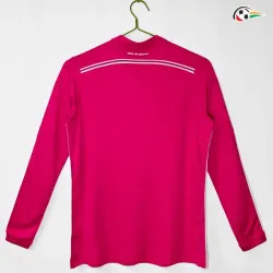 Camisa Retrô Reserva Real Madrid 2014/15 Rosa Manga Longa