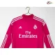 Camisa Retrô Reserva Real Madrid 2014/15 Rosa Manga Longa