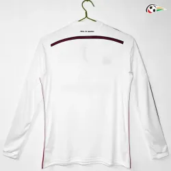 Camisa Retrô Titular Real Madrid 2014/15 Branco Manga Longa