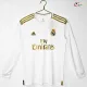 Camisa Retrô Titular Real Madrid 2019/20 Branco Manga Longa