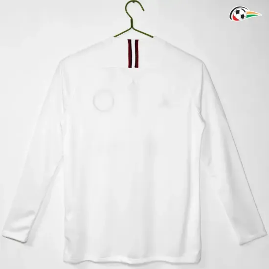 Camisa Retrô Reserva PSG 2018/19 Branco Manga Longa
