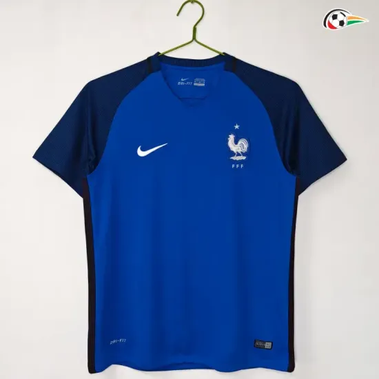 Camisa Retrô Titular Francia 2016 Azul