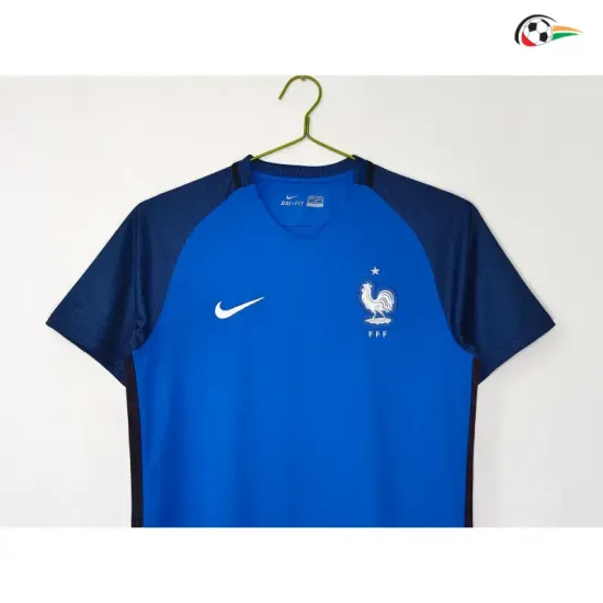 Camisa Retrô Titular Francia 2016 Azul