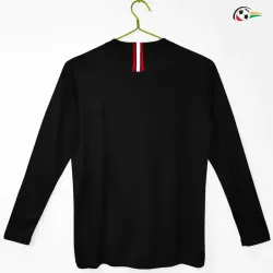Camisa Retrô Titular PSG 2018/19 Preto Manga Longa