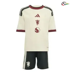 Camisa Alternativa Infantil Manchester United 2026/2027 Branco