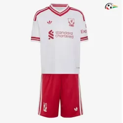 Camisa Reserva Infantil Liverpool 2026/2027 Branco
