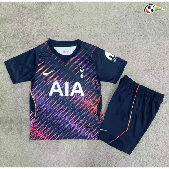 Camisa Reserva Infantil Tottenham Hotspur 2026/2027 Obsidiana