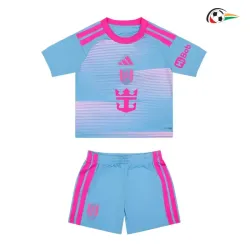 Camisa Alternativa Infantil Fulham F.C 2026/2027 Azul/Rosa