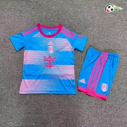 Camisa Alternativa Infantil Fulham F.C 2026/2027 Azul/Rosa