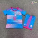 Camisa Alternativa Infantil Fulham F.C 2026/2027 Azul/Rosa