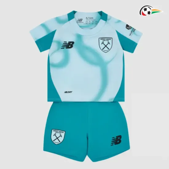 Camisa Alternativa Infantil West Ham United 2026/2027 Azul