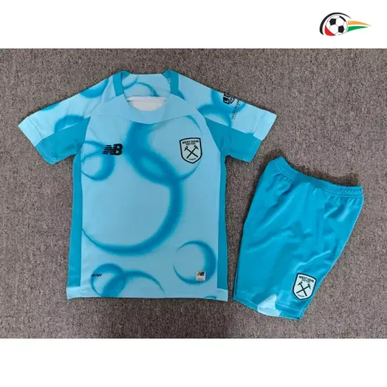 Camisa Alternativa Infantil West Ham United 2026/2027 Azul