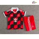 Camisa Reserva Infantil Fulham F.C 2026/2027 Vermelho/Preto