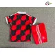 Camisa Reserva Infantil Fulham F.C 2026/2027 Vermelho/Preto