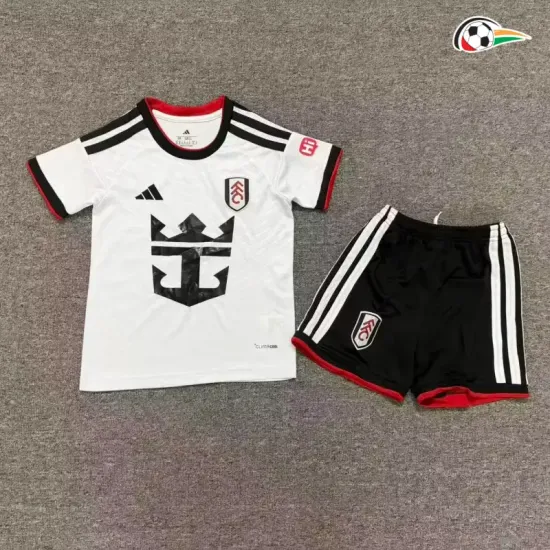 Camisa Titular Infantil Fulham F.C 2026/2027 Branco