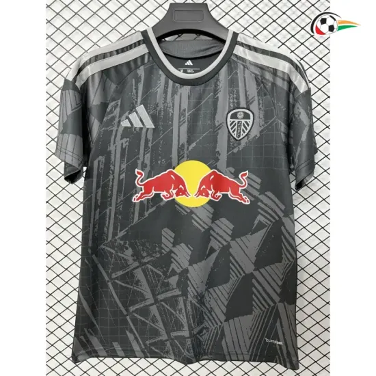 Camisa Alternativa Leeds United 2026/2027 Preto/Cinza